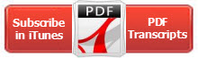 Subscribe In iTunes PDF Transcripts Ready